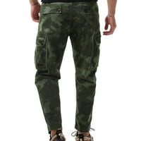 BadyMincsl Mans hlače zazor veće veličine casual traperice modni džep trend muški mikro elastični vitki muški