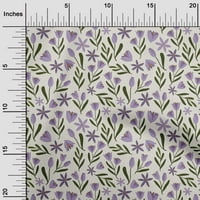Oneoone Rayon Purple tkanina cvjetna haljina materijal tkanina tkanina tkanina tkanina po dvorištu široko