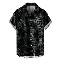 Ljetne modne muške košulje na rasprodaji Muška moda etnička ležerna havajska majica kratkih rukava s printom bluza