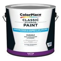 Colorplace klasična vanjska kućna boja, elegantni ugljen, saten, galon