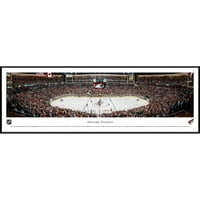 Arizona Coyotes - središnji led u rijeci Gila River Arena - Blakeway Panoramas NHL Print sa standardnim okvirom