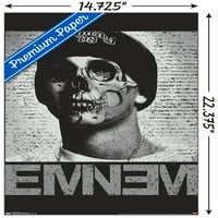 Eminem - plakat lubanje na zidu, 14.725 22.375