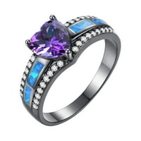 zaručnički cirkoni okruglog reza ženski zaručnički prstenovi nakit ženski prsten s punim dijamantom