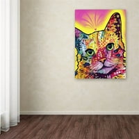 Zaštitni znak likovna umjetnost naginjanje mačke platno umjetnost Deana Russo