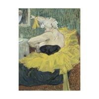 Zaštitni znak likovna umjetnost 'Clown cha-u-kao' platno umjetnost Toulouse-Lautrec