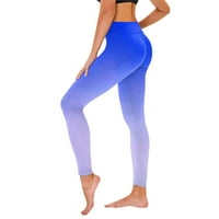 Ženske joga hlače A-liste zgužvane hlače visokog struka koje se protežu na bokovima trenirke u boji fitness kratke