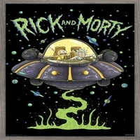 Zidni poster Rick & Mortie-ship, 22.375 34