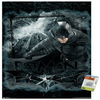 Strip film - mračni vitez: Legenda oživljava - zidni poster s Batmanom i gumbima, 22.375 34