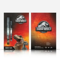 Dizajn glavnih slučajeva Službeno licenciran Jurassic World Key Art Mosasaurus kožna kožna knjiga Kolat za novčanike