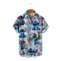 Ležerna majica za odrasle s printom Lilo & Stitch od 3 tisuće, ljetne bluze u stilu Kavaja, labavi vrhovi kratkih