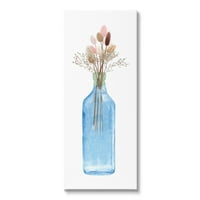 Stupell Industries Jednostavni plavi cvjetni vaza Botanički aranžman, 24, dizajn Susan Jill