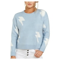 Ženski pleteni džemper s okruglim vratom s uzorkom patentnog zatvarača, modne bluze, topovi, topli elegantni jesenski