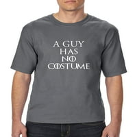 Uobičajeno je dosadno-velika muška majica, do visoke veličine od 3 inča - tip u kostimu za Noć vještica nema kostim