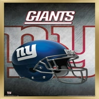 Njujorški Giants - plakat na zidu s kacigom, 14.725 22.375