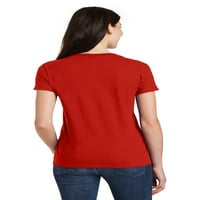 Obična je dosadna - Ženska majica s izrezom u obliku slova U i kratkim rukavima, veličine do 3 inča - Haiti