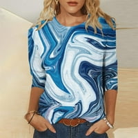 Ženske majice i bluze Rasprodaja ljetnih košulja za žene modne majice s printom na rukavima
