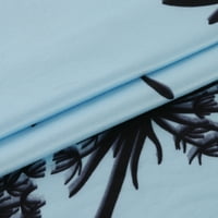 Ženski ljetni vrhovi s izrezom u obliku slova U I rukavima S volanima, široke majice, široki pamučni vrhovi s