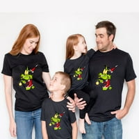 Majica s klasičnim uzorkom po mjeri, obiteljska majica za dječake i djevojčice Mama Dada s kratkim rukavima