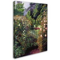 Zaštitni znak likovne umjetnosti Tihi vrtni ulaz Canvas Art by David Lloyd Glover