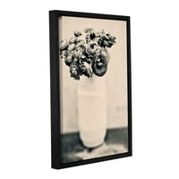 Artwall Elena Ray Crno-White Ranunculus platno omotan galerijom
