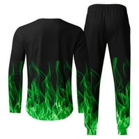Muška staza muški znojni sets sets s dugim rukavima za jogging odijela sets casual pullover outfits majica set