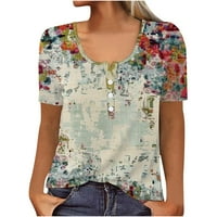 Udobne ženske ljetne bluze s rukavima od tri četvrtine i cvjetnom čipkom za uredske dame na prodaju