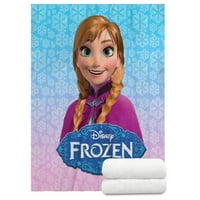 Crtani pokrivač za Krevet sa smrznutom djevojčicom, plišani pokrivač, pokrivač od flisa za krevet i kauč