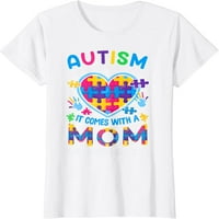Autizam mama ženska majica zagonetke za puzzle autizam