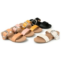 Kolekcija Journee Womens Crysta TRU Comfort pjena klizne ravne sandale