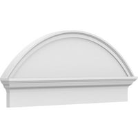 Ekena Millwork 38 W 16-3 8 H 2-3 4 p Segment Arch Smooth Architectural Head PVC kombinacija Pediment