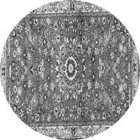 Ahgly Company Unutarnji kvadratni medaljon sivi prostirke, 6 'Trg