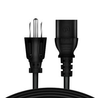 -MREŽNI kabel ac dužine 5 metara, naveden u UL, Utičnica za zamjenu kabel adapter za LCD zaslona Tangent VITA