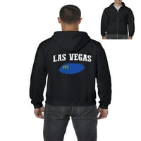 Muška majica s patentnim zatvaračem-Las Vegas Nevada