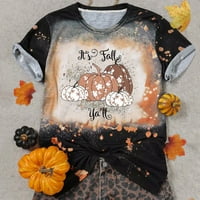 Toto majice za žene Slatke cvjetne print majice ljetne vintage posade vrat kratki rukavi pamučni grafički cvjetni