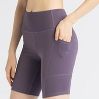 Visoki struk joga kratke hlače kontrola trbuha trkača kratke hlače teretana za vježbanje bicikliste za žene fitnes