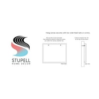 Stupell Industries lonce House biljka moderni oblici uzorak Dizajn grafičke umjetničke galerije zamotana platna