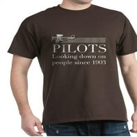 Cafepress - piloti koji gledaju majicu ljudi - pamučna majica