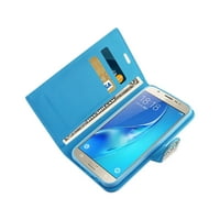 Torbica za telefon s dijamantima i rhinestones Torbica za novčanik u plavoj boji