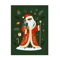 Victoria Barnes 'Little St Nick I' Canvas Art