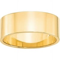 Zlato, karatno žuto zlato, lagani ravni prsten, veličina 5,5