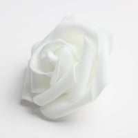 Umjetna pjenasta ruža cvjetna glava za DIY ukrasi za vjenčanje bukete bijele