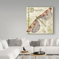 Zaštitni znak likovna umjetnost 'Dragonfly Daydreams 6' platno umjetnost Jean Plout
