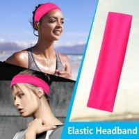 Trake za glavu u boji Ženska pamučna elastična traka za jogu Sportska traka za glavu