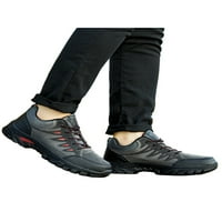 Muške udobne cipele Na vezanje tenisice sportske planinarske cipele otporne na klizanje tenisice za hladno vrijeme