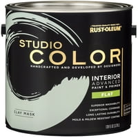 Rust-Oleum Studio Maska u boji gline, unutarnja boja + temeljni premaz, ravni završetak, 2-pack