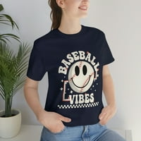 Bejzbol vibracije, sportska tematska majica s rodno neutralnom