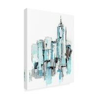 Ethan Harper 'Blue City I' Canvas Art