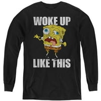 SpongeBob se probudio noseći tako mladenačku majicu dugih rukava iz ovog memea