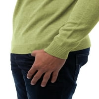 Muški džemper s izrezom u obliku inča, mekana majica s puloverom srednje težine, veličina u obliku inča-3 inča