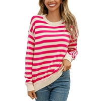 Ženski džemperi s patentnim zatvaračima, Ženski Casual preveliki džemper, pleteni pulover u boji, udobni džemperi